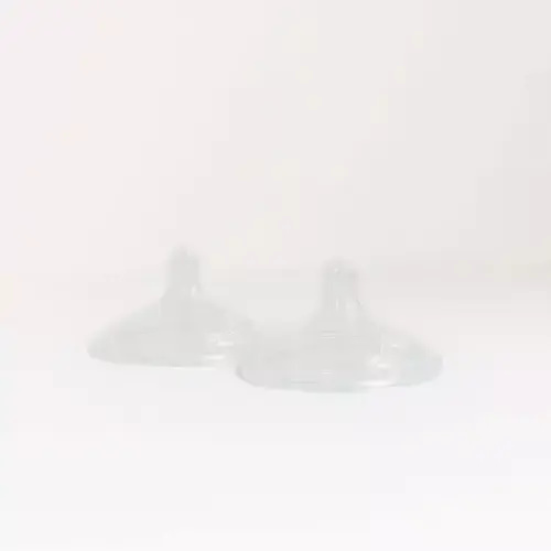 Silicone Nipples | Glass Baby Bottles | Mason Bottle | medium flow 3-6m