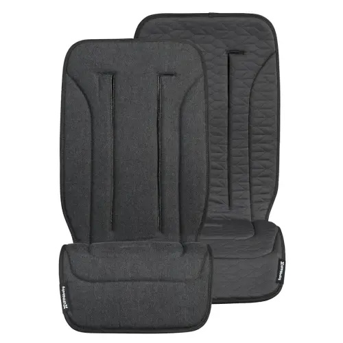 UPPAbaby Reversible Seat Liner/Water-Resistant and Comfortable/Easy Stroller Attachment/Reed (Charcoal Denim/Cozy Knit)