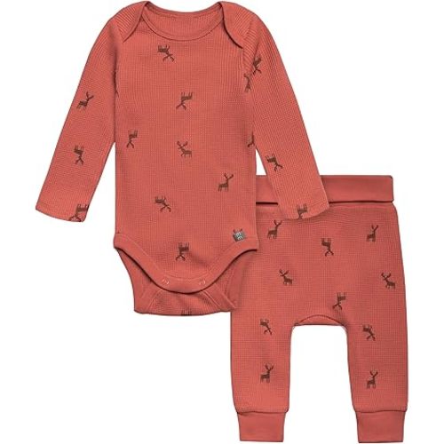 Modern Moments by Gerber Baby Long Sleeve Bodysuit and Pant Set