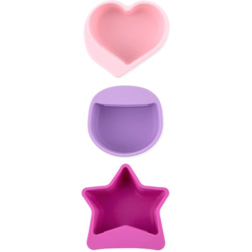 Bumkins Baby Silicone Little Dippers, Attaches to Bowls, Dishes and Plates, Sauce Cup, Holds Condiments, Dip, Puree, Toppings, Baby Led Weaning, Essential Feeding Supplies, for Babies 6 Months Up