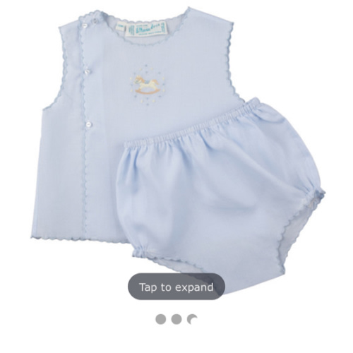 Baby Boys Blue and White Diaper Set | Newborn Diaper Set | Feltman Brothers