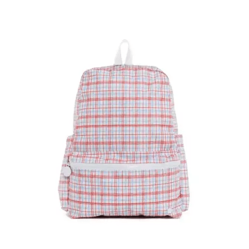 Brands We Love Classic Plaid Red Backpack by Janie and Jack