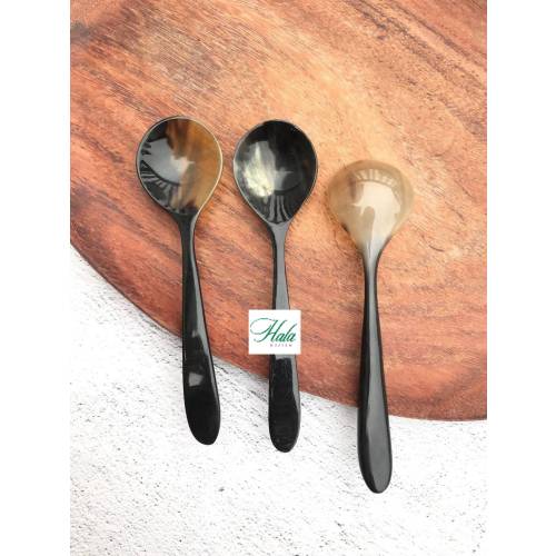 Custom Horn Spoon, Personalised Spoon , Buffalo Horn Scoop,Horn Cutlery, Horn tea Caddy Spoon, Round Spoon, Baby Spoon, Long handle Spoon
