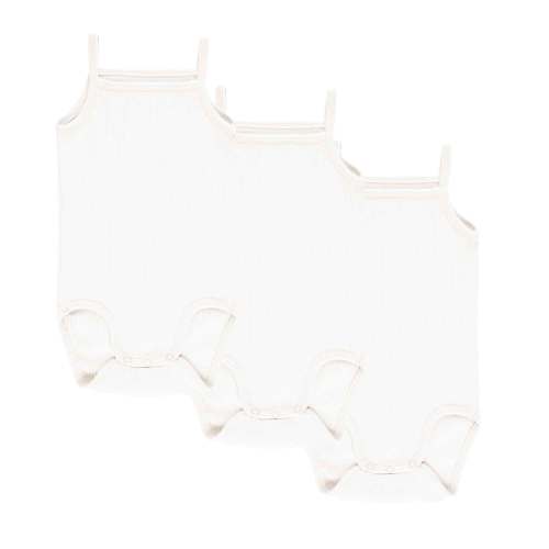 3 Pack Ivory Ribbed Undershirts – Ely's & Co.