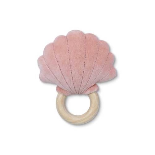 Pink Shell Rattle | Rattle, How to dye fabric, Pink shell