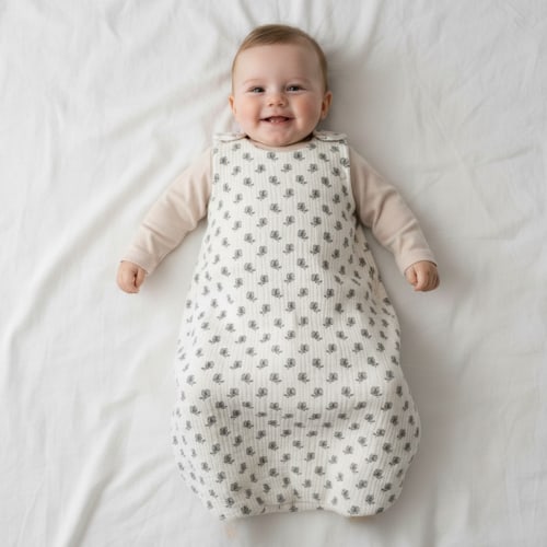 Organic Wearable Blanket 3-24m - Poppy