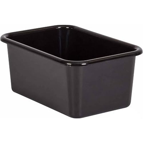 Teacher Created Resources® Black Small Plastic Storage Bin
