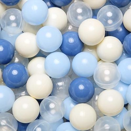 TRENDPLAY Plastic Balls for Ball Pits - Hollow Balls- Safe and Exciting Playtime - Perfect for Baby Pools, Birthday Party Decoration