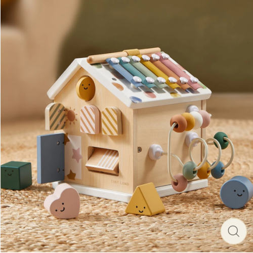 Sale Tiny Land® Cottage Activity Cube - Morandi