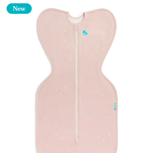 Swaddle Up™ 1.0 TOG Cotton Powder Pink Twinkle