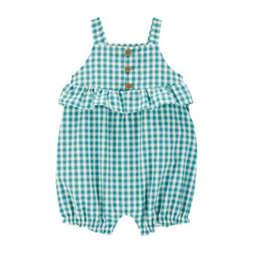 Carter's Baby Girls Sleeveless Gingham Romper