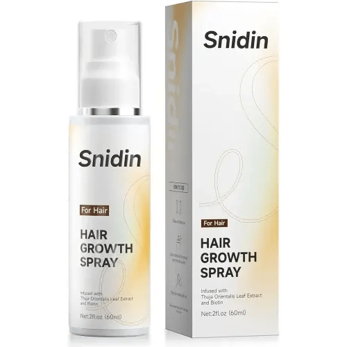 Hair Growth Spray, With Rosemary Oil and Biotin, Non-Greasy, Helps Prevent Hair Thinning & Hair Loss, for Scalp, 60ml Bottle
