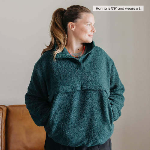 Women's Breastfeeding Fleece - Mosswood