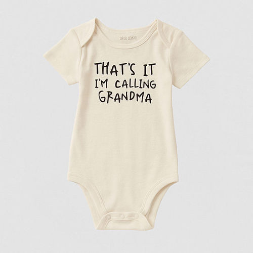 Okie Dokie Baby Unisex Crew Neck Short Sleeve Rib Bodysuit, Color: Polar Bear - JCPenney