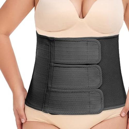 Postpartum Recovery Belly Binder for C-Section & Natural Delivery