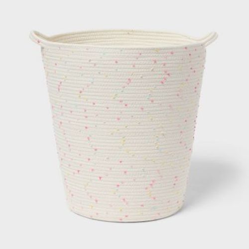 Large Coiled Rope Kids' Storage Bin Rope White - Pillowfort™
