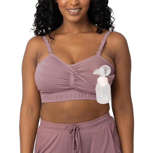 Kindred Bravely Sublime Hands Free Pumping & Nursing Bra, Wireless Grey