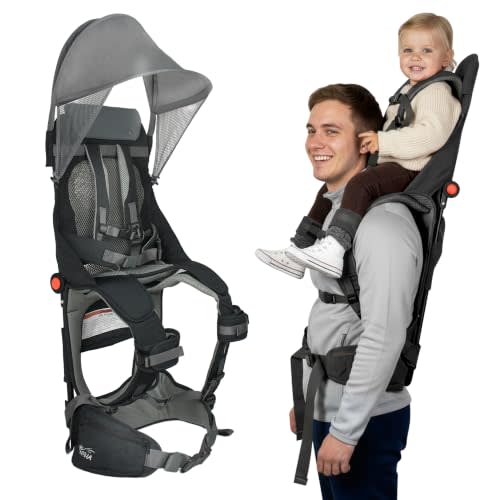 WIPHA Toddler Hiking Backpack Carrier, Lightweight Child Carrier Sunshade | Lightweight Outdoor Toddler Carrier for Hiking, Travel & Family Adventures, with Breathable Support for Kids 6 Months-2 Years