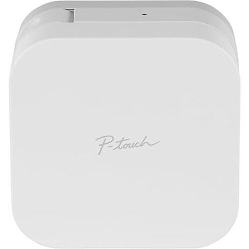 Brother P-Touch Cube Color Smartphone Label Maker, Bluetooth Wireless Technology, Multiple Templates Available for Apple & Android Compatible – White