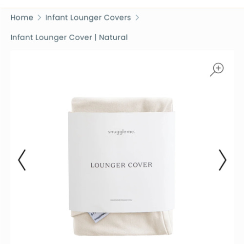 Infant Lounger Cover | Natural