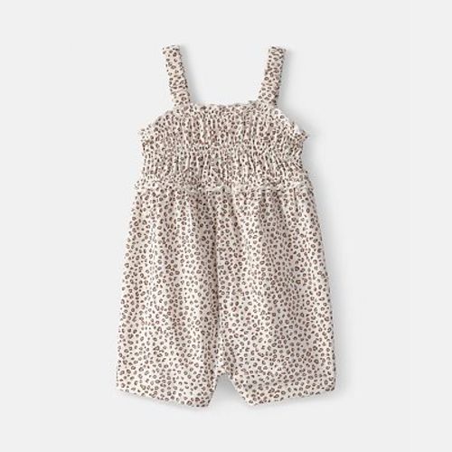 Baby Girl Carter's Cheetah Animal Sleeveless Romper