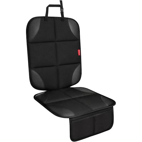 Car Seat Protector for Child Car Seat, Upgraded Non-Slip Backing