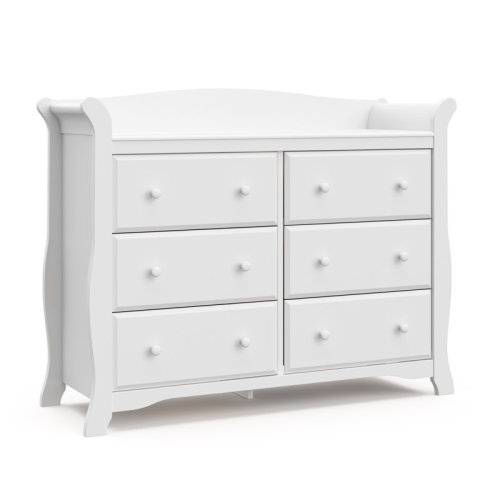 Storkcraft Avalon 6 Drawer Double Dresser & Reviews | Birch Lane