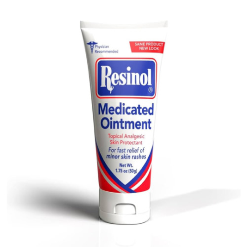 Resinol Medicated Ointment For Itch Relief And Protection Of Skin Rashes and Irritations, 1.75 Ounce Tube
