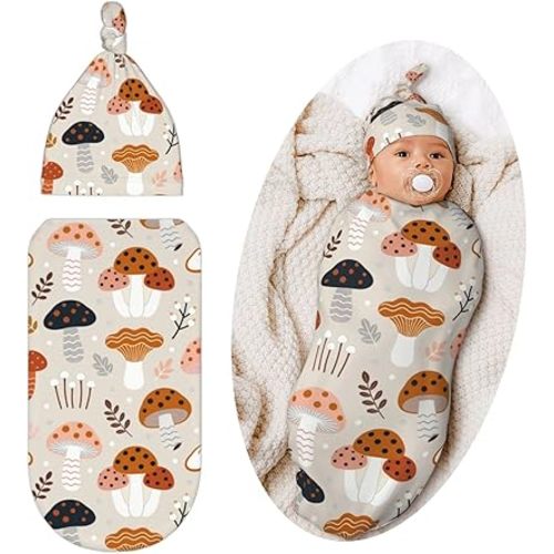 Cute Swaddle Blanket for Baby, Soft Swaddling for Newborn Unisex Baby Stuff, Shower Gifts