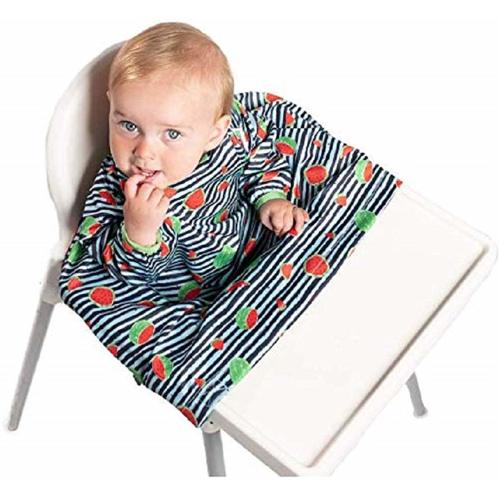 Weaning Bib, BIBaDO Baby Feeding Coverall Straps To Any Highchair, Ideal for BLW