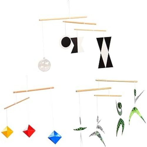 Montessori Mobile Set B - Munari (with Plastic Ball) & Octahedron & Green Dancers
