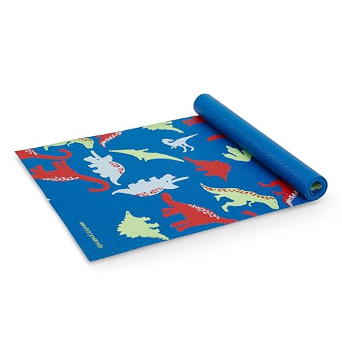 Antsy Pants Kids Yoga Mat - Yoga Mat for Kids, Yoga Mats for Home Workout, Travel Yoga Mat, Sturdy Workout Yoga Mat Non Slip, for Kids, Toddlers, Size 60” x 24”, 3mm Thick Free of Toxic Phthalates