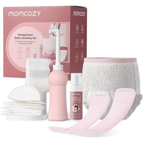 Momcozy 12pc Postpartum Recovery Kit, Labor & Delivery Essentials for Moms