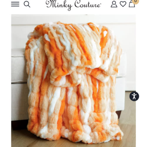 Hugs Swirl Sunset Plush Blanket | Minky Couture