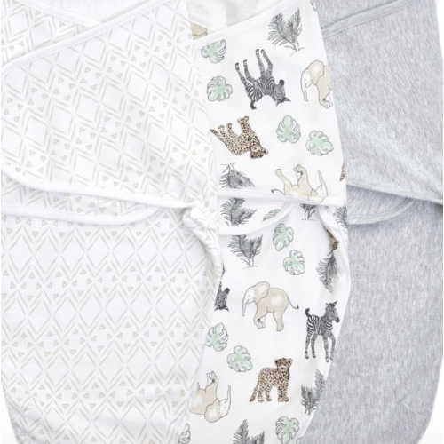 aden + anais essentials easy swaddle wrap quick change 3 pack
