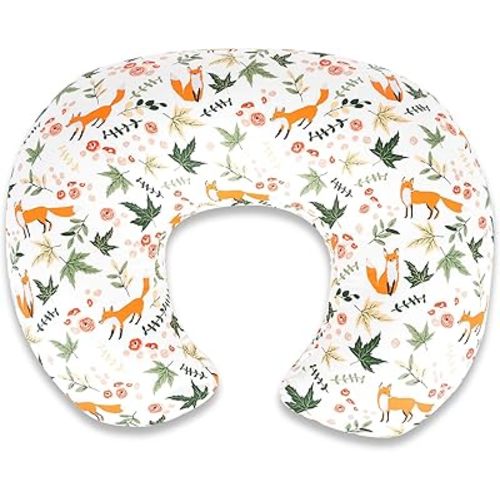 Nursing Pillow & Breastfeeding Pillow – Ergonomic C-Shape for Breastfeeding & Bottle Feeding, Standard Size Breathable with Washable Cover, Hypoallergenic,Tummy Time & Sitting Support ( 0-18Months)