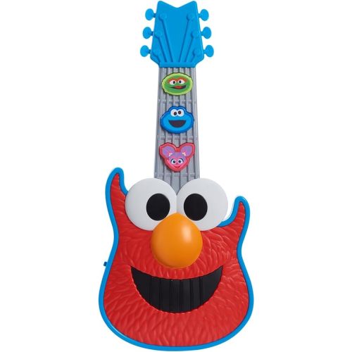 Sesame Street Rock with Elmo Guitar, Dress Up and Pretend Play, Lights and Sounds Preschool Musical Toy, Kids Toys for Ages 2 Up by Just Play