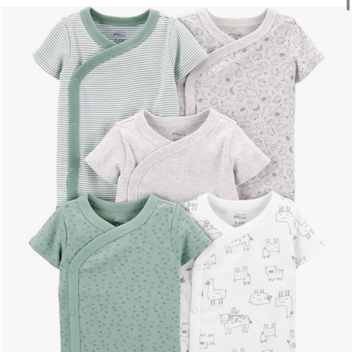 Simple Joys by Carter's unisex-baby 5-pack Side Snap Short-sleeve Bodysuit