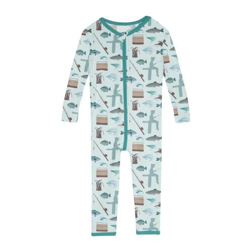 Print Convertible Sleeper with Zipper in Fresh Air Fishing