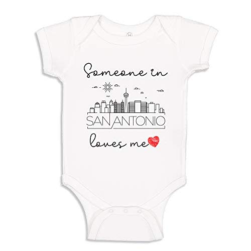 Someone Loves Me in Baby Bodysuit Infant One Piece for U.S. American Cities