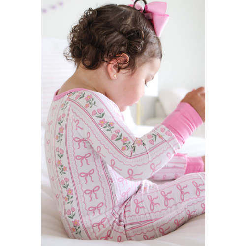 Convertible Zip Romper in Coquette Garden | Caden Lane
