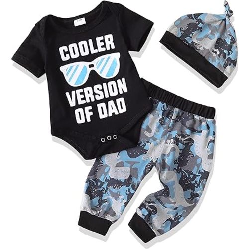 NZRVAWS Baby Boy Clothes Preemie Infant Boy Bear Outfits Jumpsuit Bodysuit Letter Print Romper