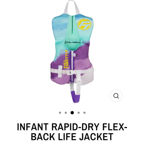 Infant Rapid-Dry Flex-Back Life Jacket