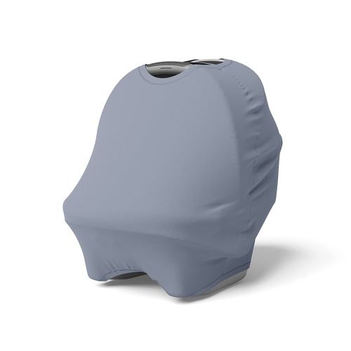 Natemia 4 in 1 Baby Car Seat Cover - Multi-Functional Stretchy & Soft Canopy, Nursing, Shopping Cart, & High Chair Cover