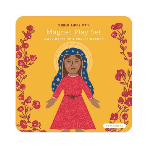 Mary Dress Up Magnet Playset - Catholic Toy - Magnetic Playset - Gift - Blessed Mother - Holy Communion Gift - Gift for Catholic Girls