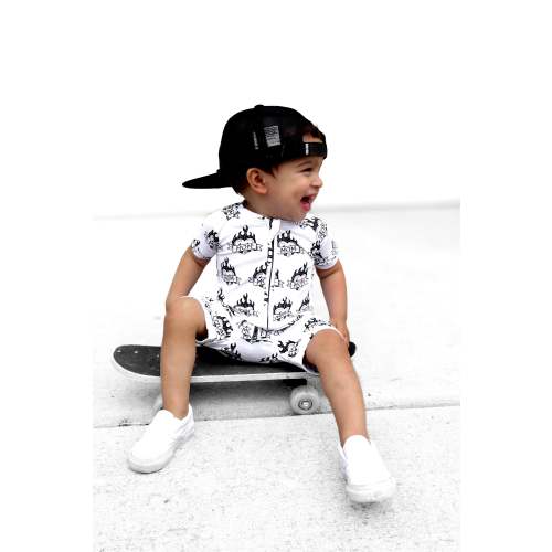 Bamboo Zippy Shortie in Mad Love For My Mama