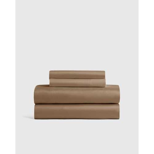 Organic Bamboo Viscose Sheet Set in Walnut