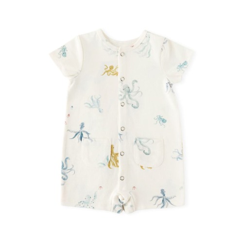 Patch Pocket Organic Cotton Romper