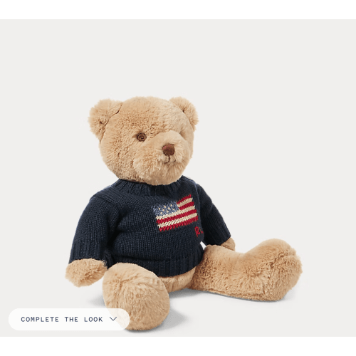 Small Flag-Sweater Polo Bear | Ralph Lauren