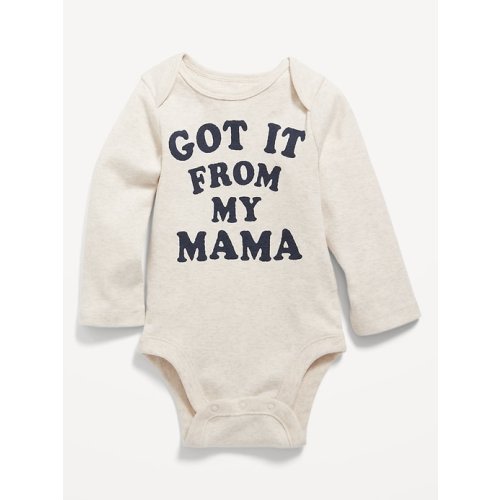 Unisex Long-Sleeve Graphic Bodysuit for Baby